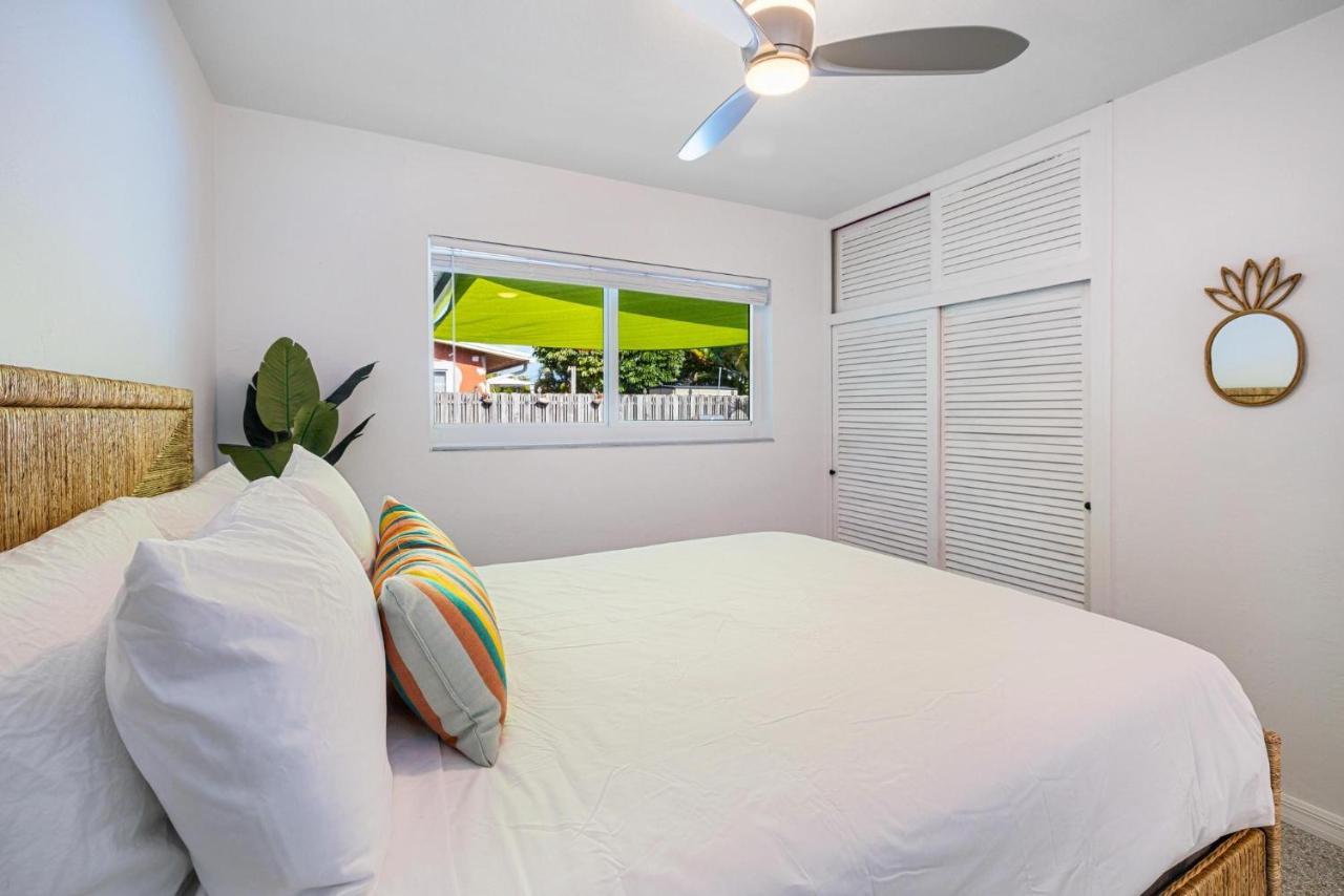 Trendy 3-Bedroom Villa With Saltwater Pool And Yard Fort Lauderdale Ngoại thất bức ảnh
