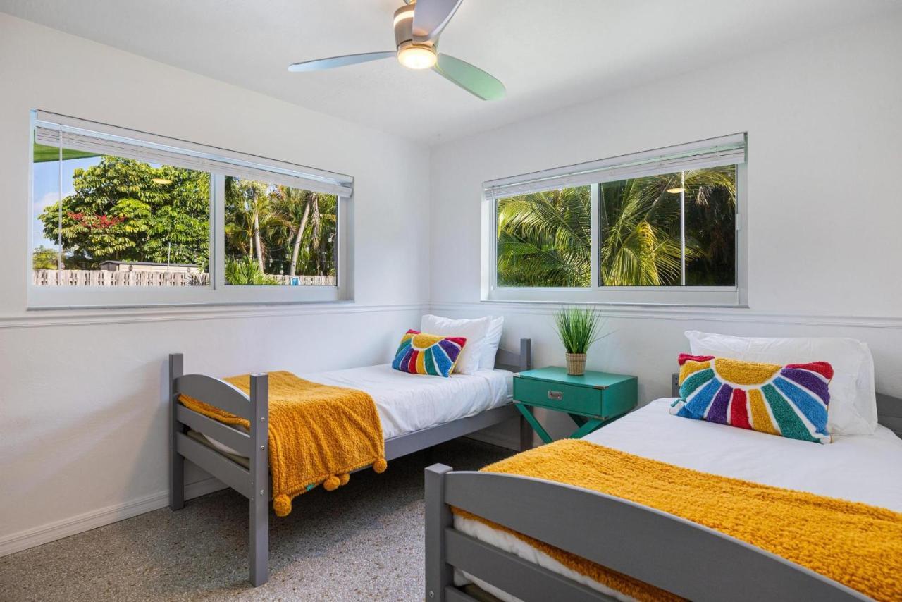 Trendy 3-Bedroom Villa With Saltwater Pool And Yard Fort Lauderdale Ngoại thất bức ảnh